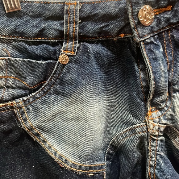 23 Graus denim shorts - sexy - patchwork. Brazil - Picture 2 of 5